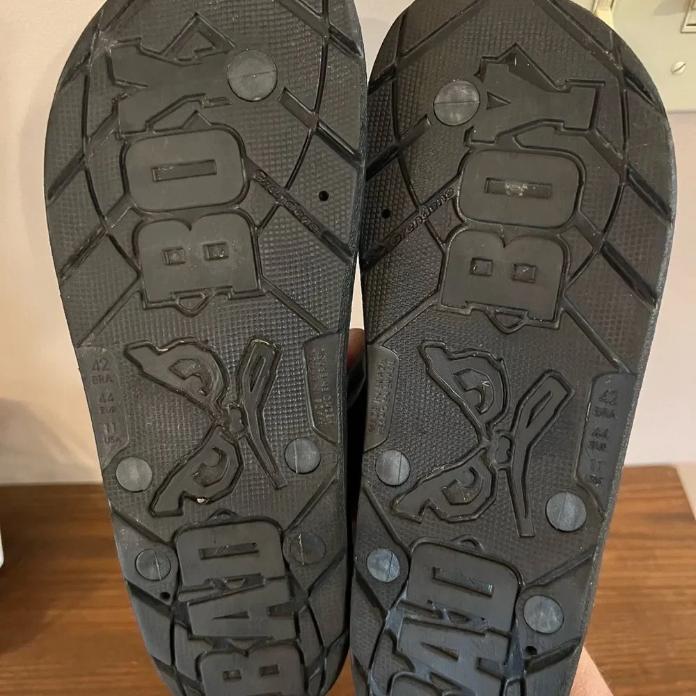Men size 11 Bad Boy flip flops